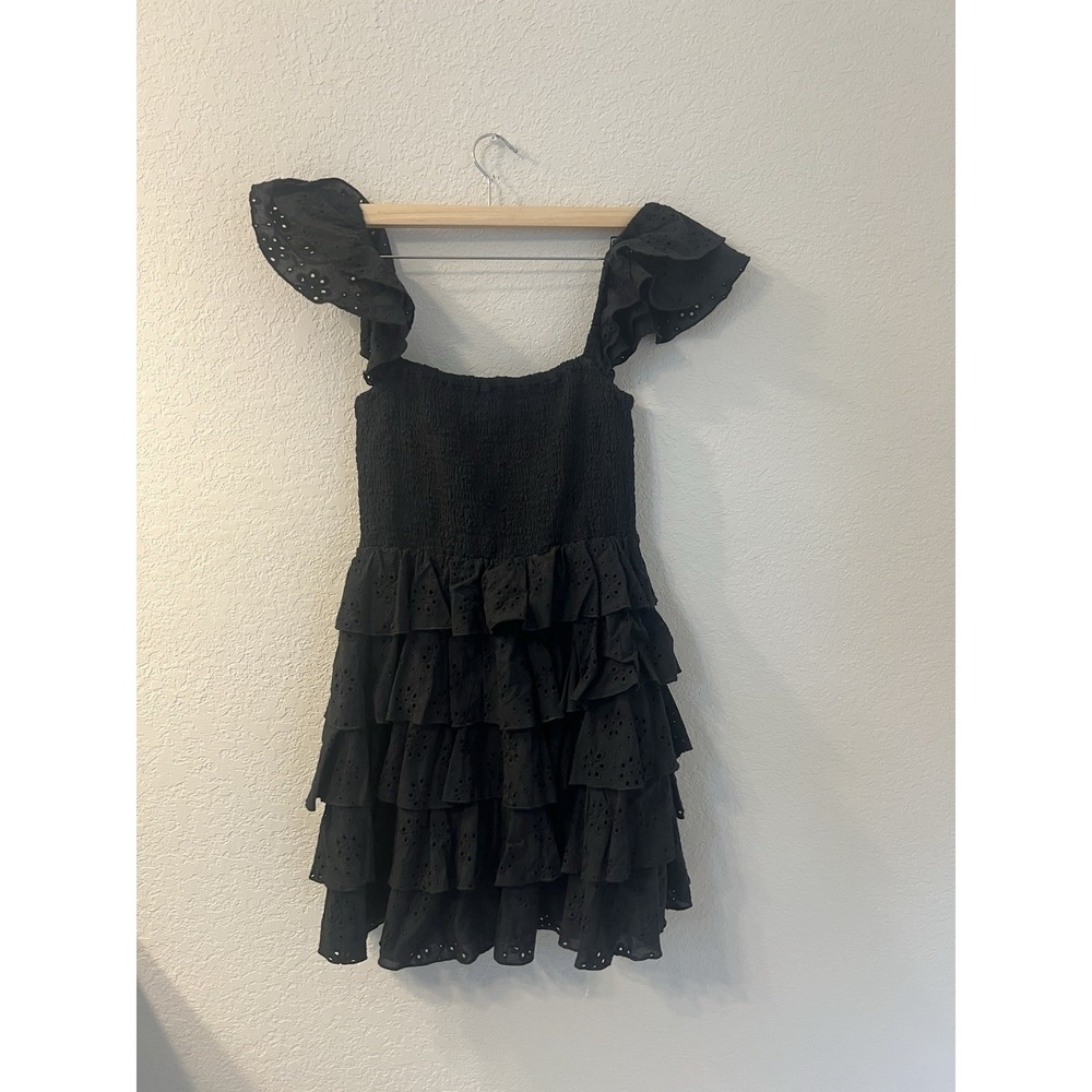 REVOLVE TULAROSA Carlotta mini dress in black womens size Xsmall stacked